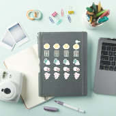 Cute Kerstontbijt Planner Stickers (iPad Cover)