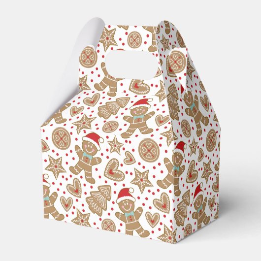 Cute kerstontbijtkoek bedankdoosjes (Achterkant)