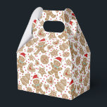 Cute kerstontbijtkoek bedankdoosjes<br><div class="desc">Een schattig kerstkeukenbroodpatroon versiert deze cadeaudoos. Zo schattig om kerstkoekjes uit te geven. Ontworpen voor jou door Blackberry Boulevard.</div>