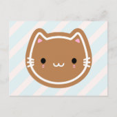 Cute kerstontbijtkoek briefkaart (Voorkant)