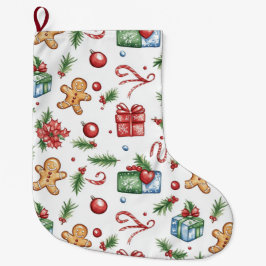 Cute-kerstontbijtkoek Grote Kerstsok