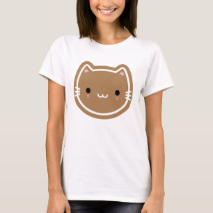 Cute kerstontbijtkoek t-shirt