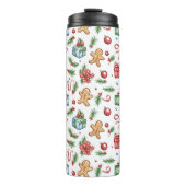 Cute-kerstontbijtkoek Thermosbeker (Voorkant)