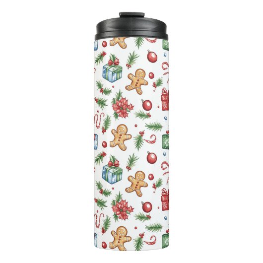 Cute-kerstontbijtkoek Thermosbeker (Voorkant)