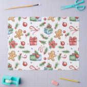 Cute-kerstontbijtkoek Tissuepapier (Craft)