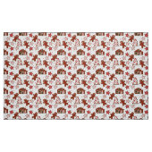 Cute kerstontbijtkoeken Cookies Pattern Stof (Fat Quarter)