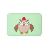 Cute Kerstoowl Bath Mat (Voorkant)