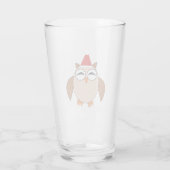 Cute Kerstoowl Glas (Achterkant)
