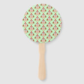 Cute Kerstoowl Handwaaier (Achterkant)