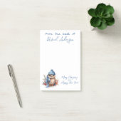 Cute Kerstoowl Post-it® Notes (Kantoor)