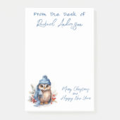 Cute Kerstoowl Post-it® Notes (Voorkant)