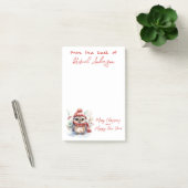 Cute Kerstoowl Post-it® Notes (Kantoor)