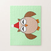 Cute Kerstoowl Puzzle Legpuzzel (Verticaal)