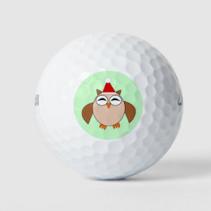 Cute Kerstowl Golf Ball Golfballen