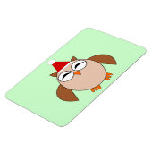 Cute Kerstowl Magnet Magneet (Linkerzijde)