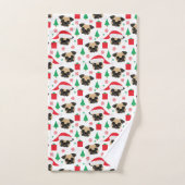 Cute Kerstpasta Bad Handdoek (Handdoek)