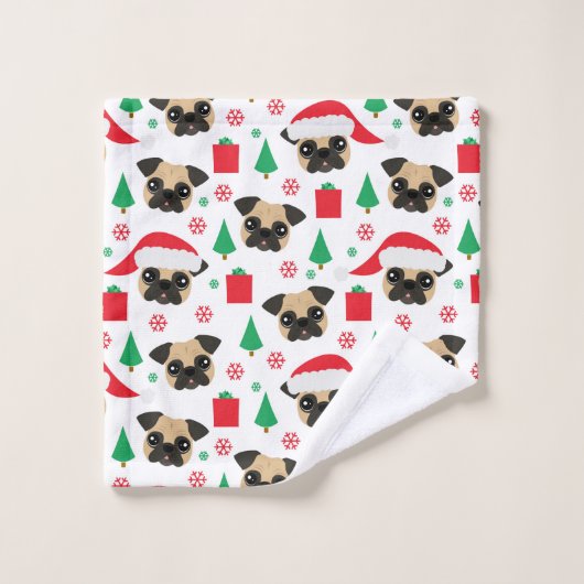 Cute Kerstpasta Bad Handdoek (Wasdoekje)