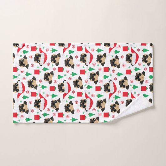 Cute Kerstpasta Bad Handdoek (Handdoek)