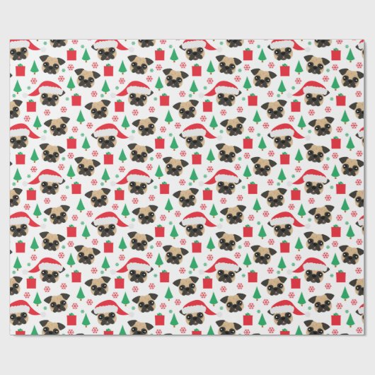 Cute Kerstpasta Cadeaupapier (Vlak)