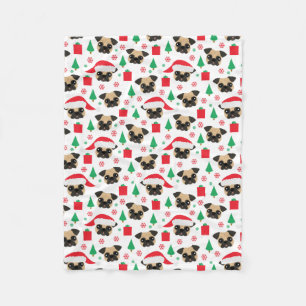Cute Kerstpasta Fleece Deken