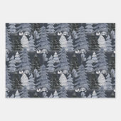 Cute kerstpattern Penguin Illustratie Kinder Inpakpapier Vel (Voorkant 3)