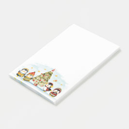 Cute KerstPenquins Post-it® Notes