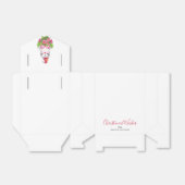 Cute Kerstpinguïn in Santa Hat Bedankdoosjes (Uitgevouwen)