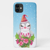 Cute Kerstpinguïn in Santa Hat Case-Mate iPhone Case (Achterkant)
