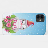 Cute Kerstpinguïn in Santa Hat Case-Mate iPhone Case (Achterkant (horizontaal))