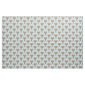 Cute Kerstpinguin in Santa Hat Pattern Stof (Yard (91,4 cm))