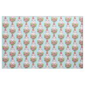 Cute Kerstpinguin in Santa Hat Pattern Stof (Fat Quarter)