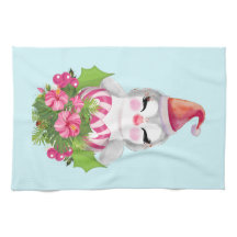 Cute Kerstpinguïn in Santa Hat