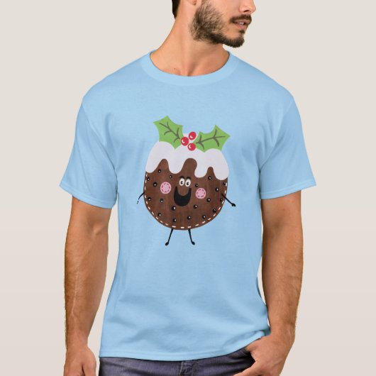 Cute Kerstpudding T-shirt (Voorkant)