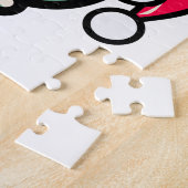 Cute kerstschedel legpuzzel (Zijkant)