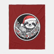 Cute Kerstsloth Dekbed