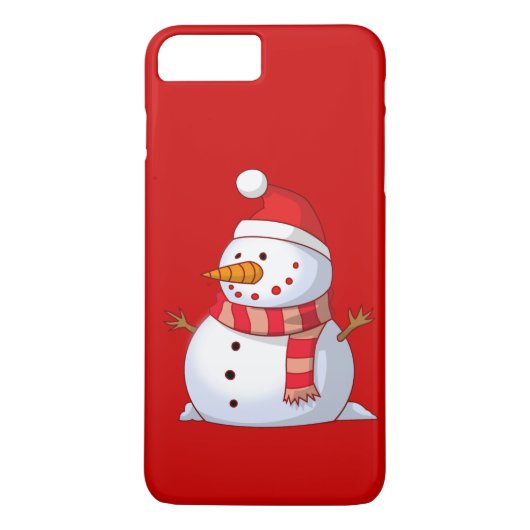Cute Kerstsnowman Case-Mate iPhone Case (Achterkant)