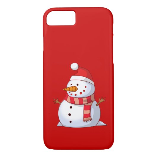 Cute Kerstsnowman Case-Mate iPhone Case (Achterkant)