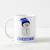 Cute Kerstsnowman Koffiemok (Links)