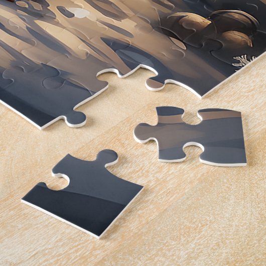 Cute Kerstsnowman Legpuzzel (Zijkant)