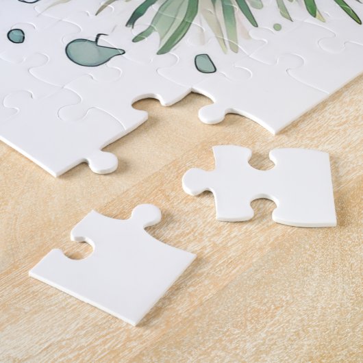 Cute Kerstsnowman Legpuzzel (Zijkant)