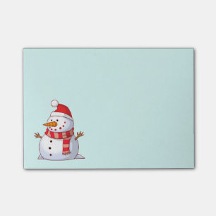 Cute Kerstsnowman Post-it® Notes