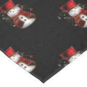 Cute Kerstsnowman Tafelkleed (Gekanteld)