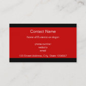 Cute Kerstsnowman Visitekaartje (Achterkant)