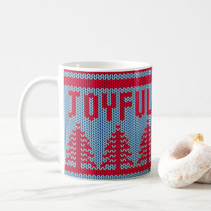 Cute KerstSweater Joyful   Mok