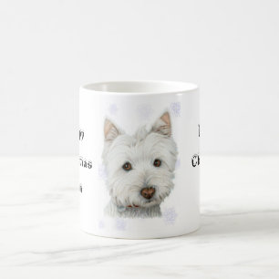 Cute kersttastie Dog Gifts Koffiemok