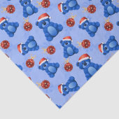 Cute KerstTeddy Bears Tissuepapier (Detail)