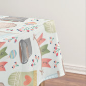 Cute kerstvrey Seamless Waterverf Patroon Tafelkleed (Voorbeeld)