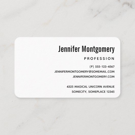 Cute Kerstwinter Animals Pattern Visitekaartje (Achterkant)