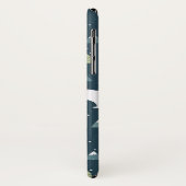 Cute Kerstwinter Animals Rustin Pattern Case-Mate iPhone Case (Achterkant/links)