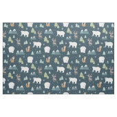 Cute Kerstwinter Animals Rustin Pattern Stof (Fat Quarter)